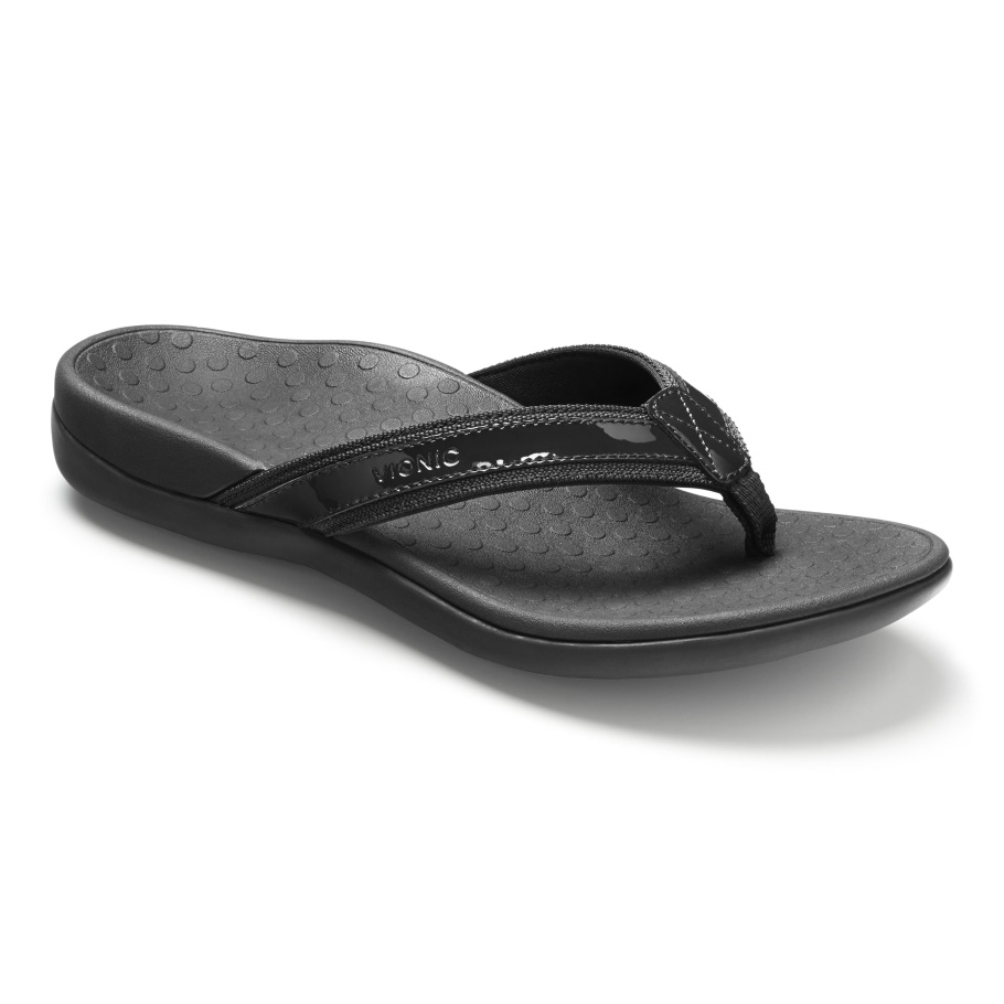 Sandalia Tide Ii Toe Post Vionic Negro