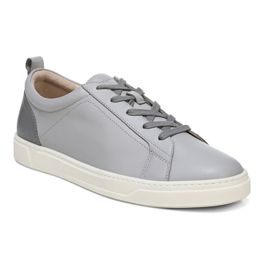 Zapatillas Lucas Con Cordones Gris Claro Vionic