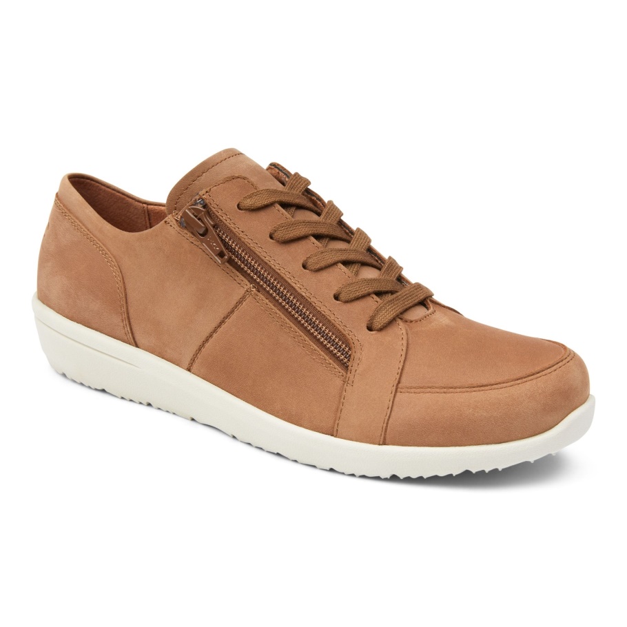 Trigo Nubuck Vionic Abigail Con Cordones