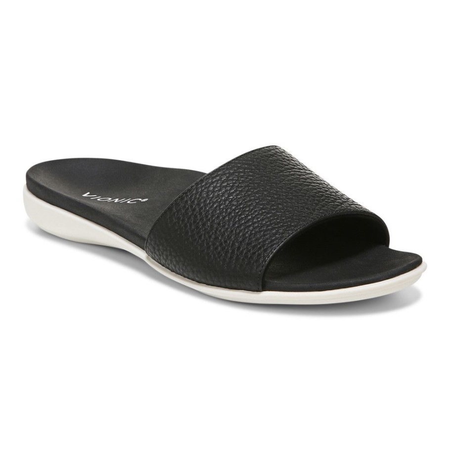 Sandalia Val Slide Vionic Negro