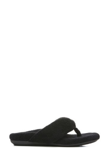 Pantuflas Vionic Lydia De Rizo Negro