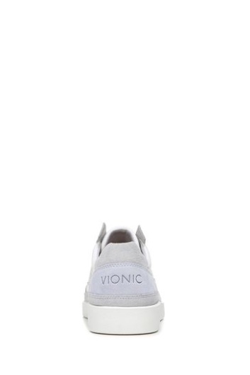 Zapatillas De Lona Blancas Con Cordones Mylie De Vionic