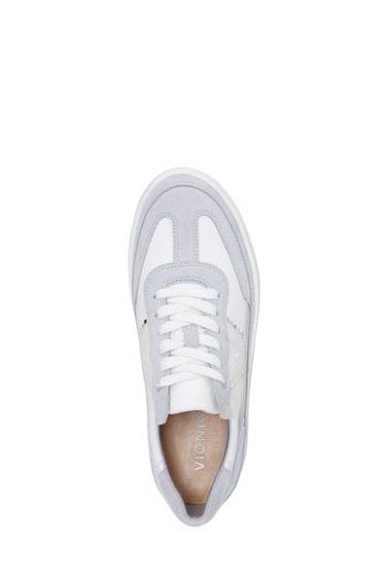 Zapatillas De Lona Blancas Con Cordones Mylie De Vionic