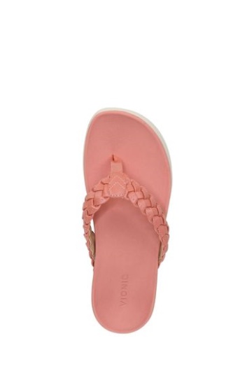 Sandalias Rojas Con Cuña Kenji Vionic