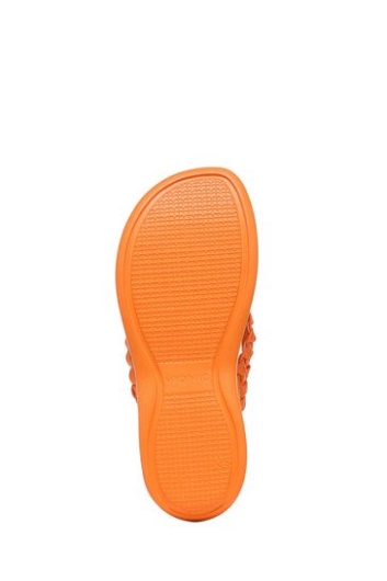 Sandalias Amarillas Con Cuña Kenji Vionic